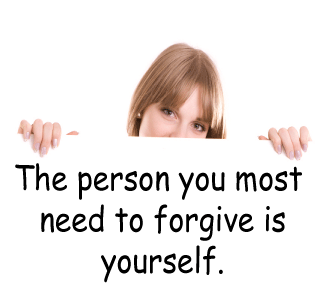 The Person You Need to Forgive is Yourself